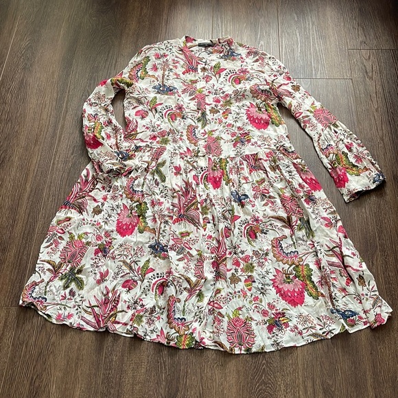 Antonelli Firenze floral dress Sz. 10 - Picture 2 of 14